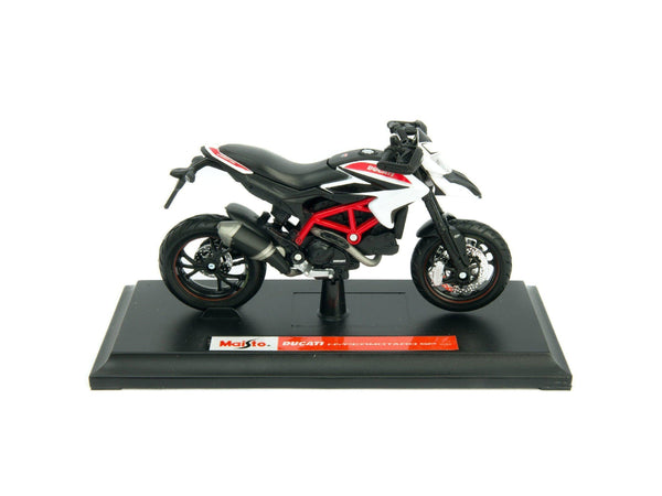 Ducati Hypermotard 2013 white - 1:18 Scale Motorbike Model