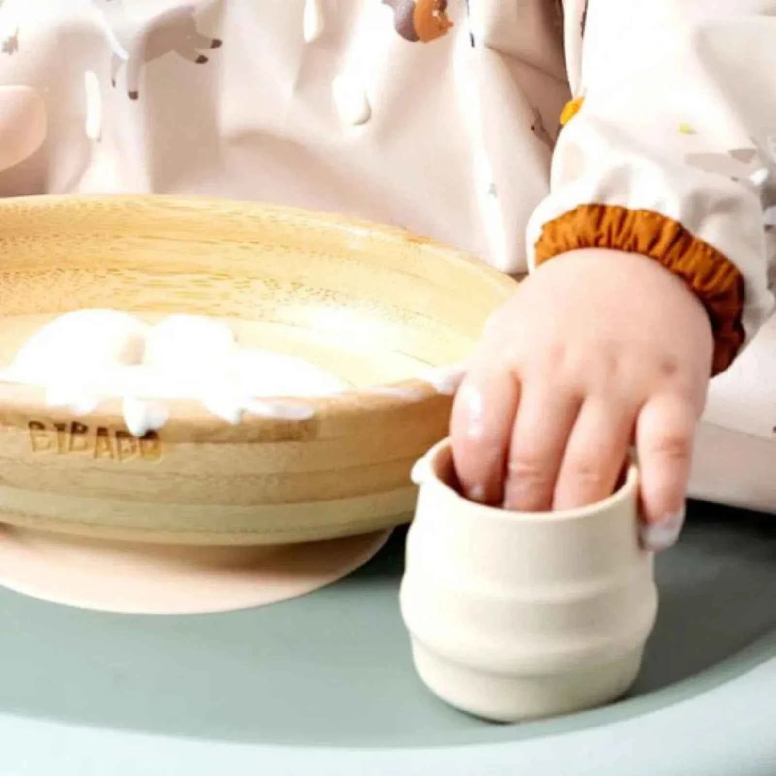 Bibado Sippit Silicone Open Training Cup 6+ months Pack of 2 - Fawn