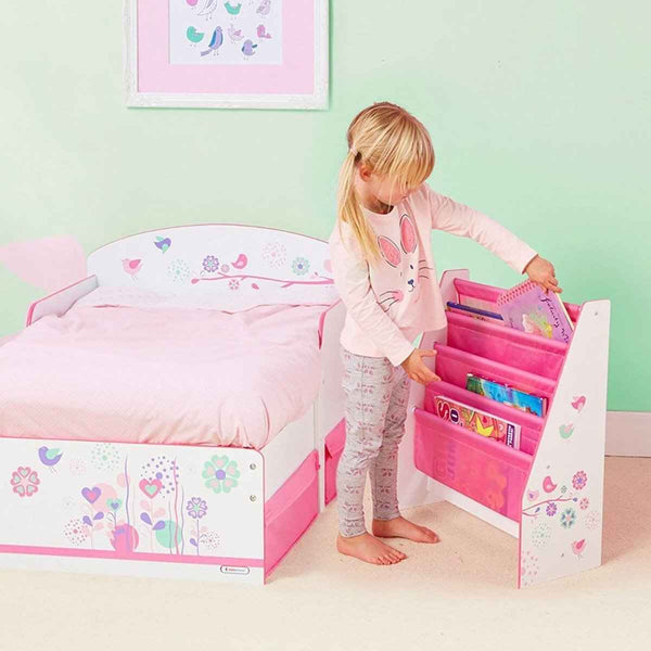 Hello Home Kids Sling Bookcase - Flowers and Birds