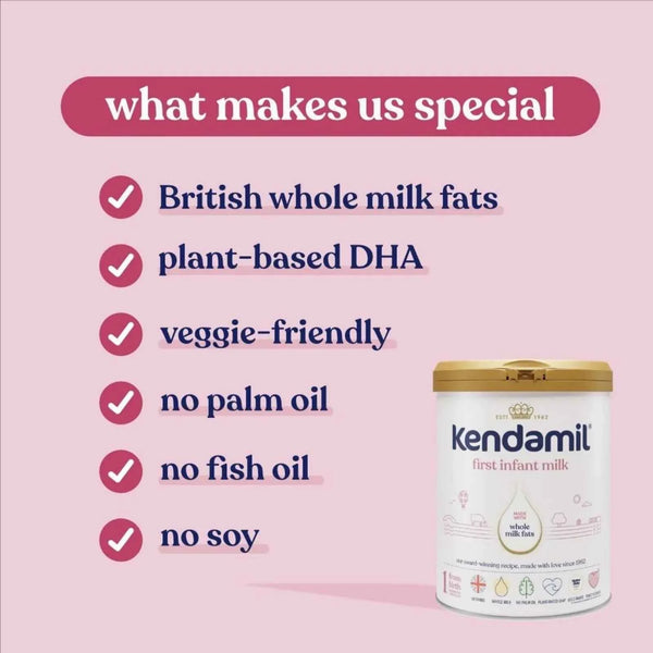 Kendamil Stage 1 First Infant Milk Formula from Birth 800g