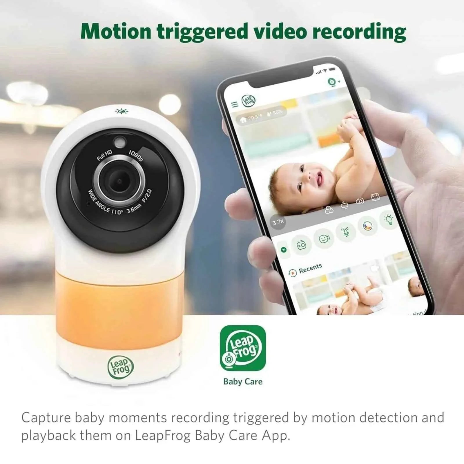 LeapFrog WiFi Standalone Video Baby Monitor