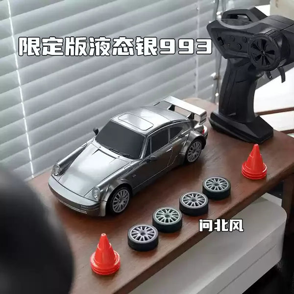 4WD RC Drift Car With LED Light 2.4G Radio 20KM/h High Speed Remote Control Racing Cars Vehicle Model Toy Gift for Boy Girl Kid