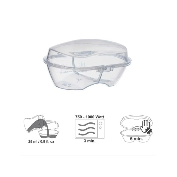 Mamajoo Orthodontic Soothers with Steriliser Box 12+ months Pack of 2 - Powder Pink & Blush