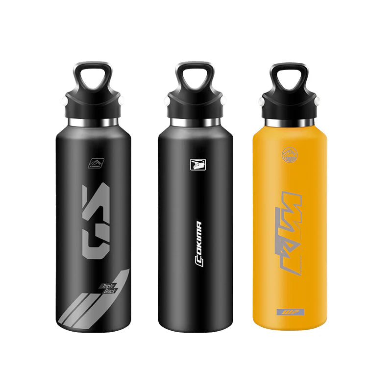 Cokima Adventure Rider Thermos Bottle – Built for the Wild - ThermoBottle Motorcycle Motorbike Luggage