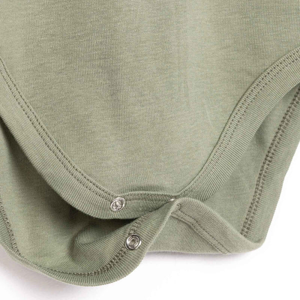 HelloBaby Baby Boy Long Sleeve Bodysuit 2pcs - Khaki