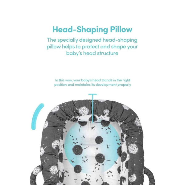 baby plus Mother Side Baby Reflux Bed Dandelion