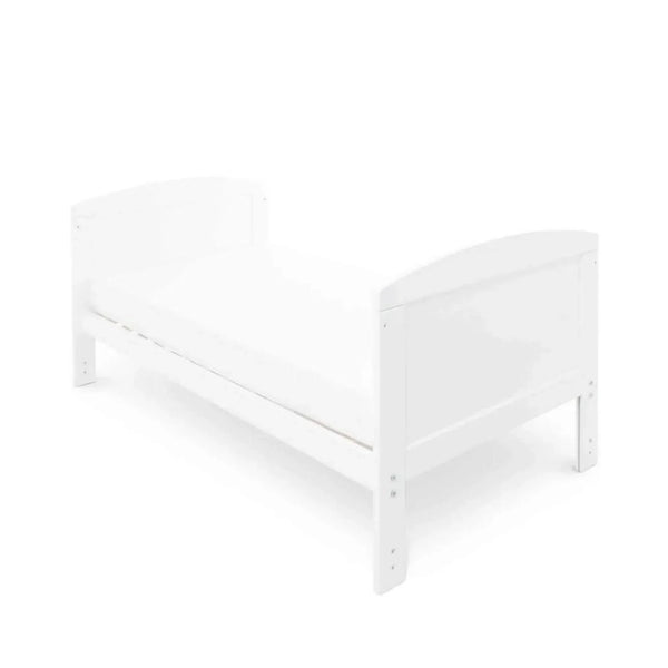 Ickle Bubba Coleby Classic Cot Bed & Under Drawer White - Premium Pocket Sprung Mattress