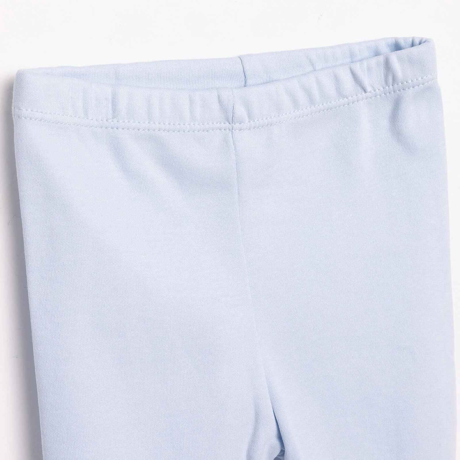 HelloBaby Newborn Organic Wrapover Top-Hat - Blue