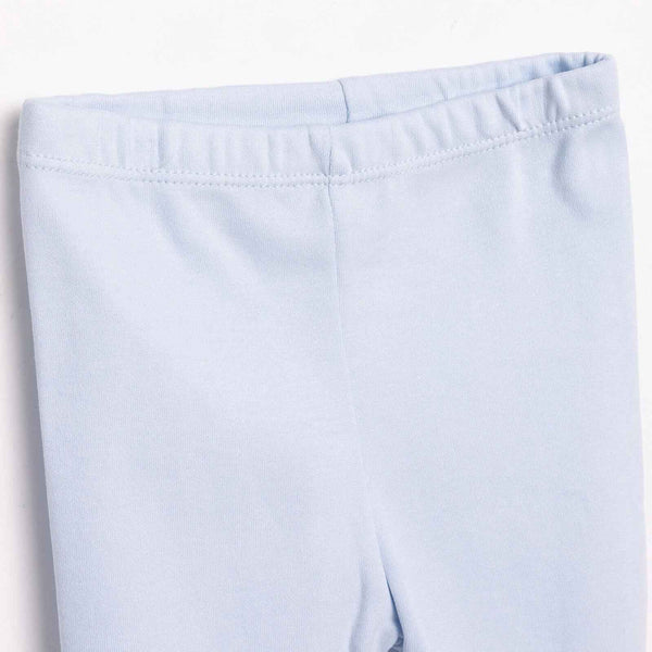 HelloBaby Newborn Organic Wrapover Top-Hat - Blue