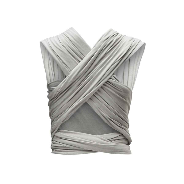 Gaia Carry Stretchy Baby Wrap Organic Cotton - Silver Grey