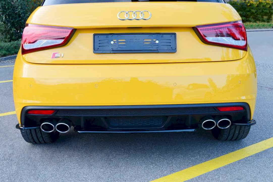 Maxton Design - REAR CENTRAL SPLITTER AUDI S1 MK1 (2014-2018)