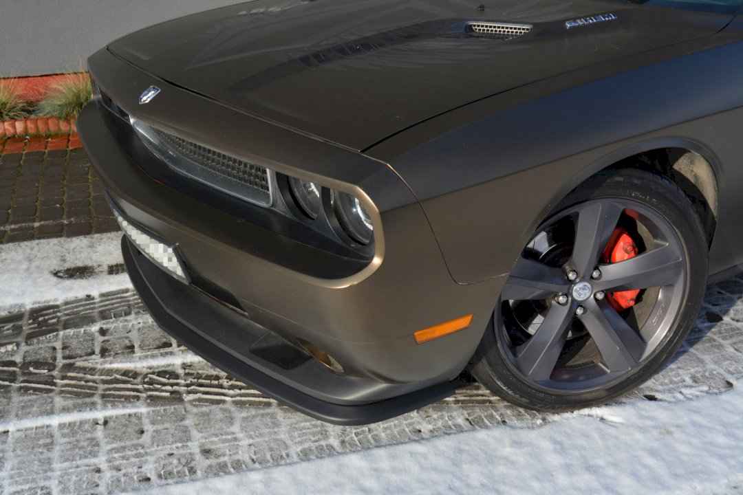 Maxton Design - FRONT SPLITTER DODGE CHALLENGER MK3 PHASE-1 SRT8 COUPE (2008-14)