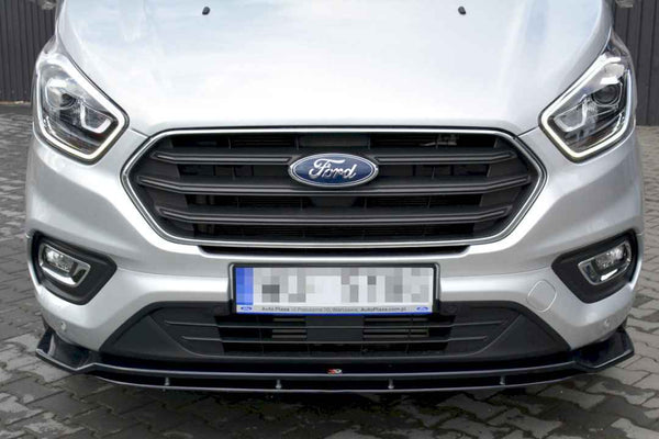 Maxton Design - FRONT SPLITTER FORD TRANSIT CUSTOM MK 1 FACELIFT (2018-2023)