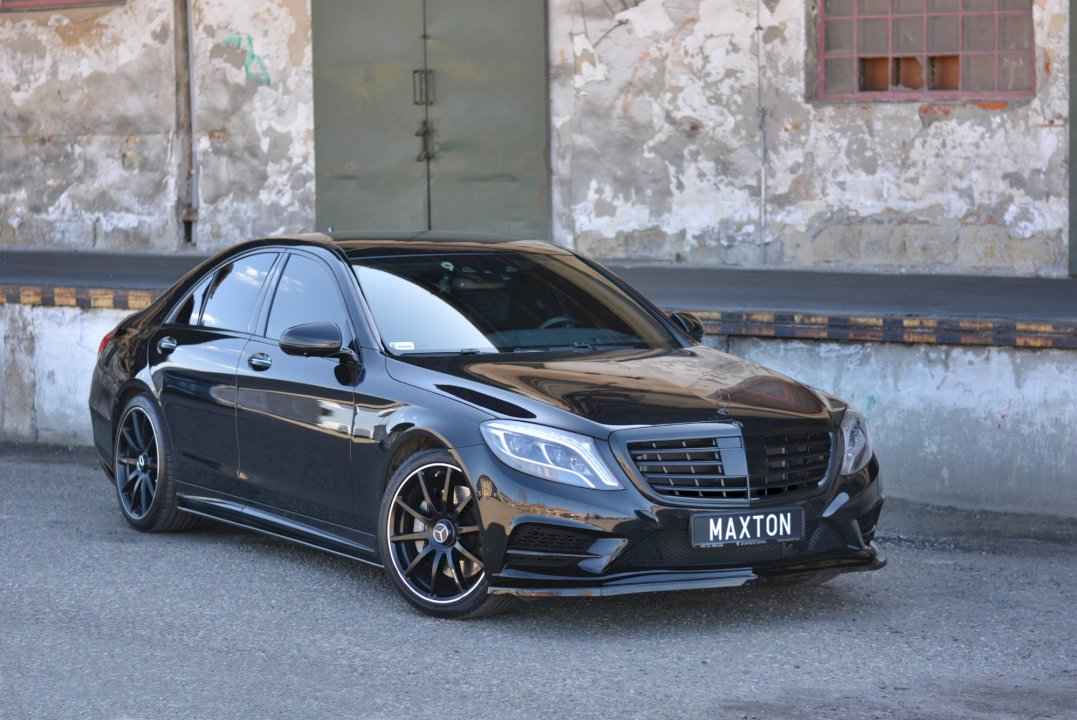 Maxton Design - FRONT SPLITTER V.1 MERCEDES S-CLASS AMG-LINE W222 (2013-2017)