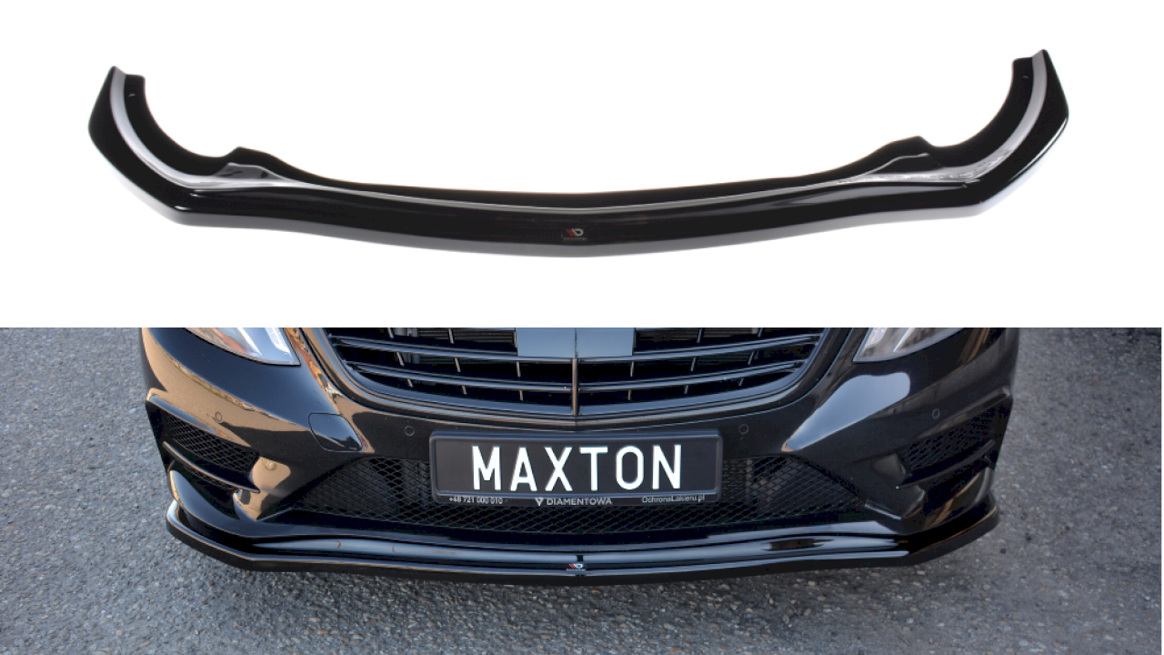 Maxton Design - FRONT SPLITTER V.1 MERCEDES S-CLASS AMG-LINE W222 (2013-2017)