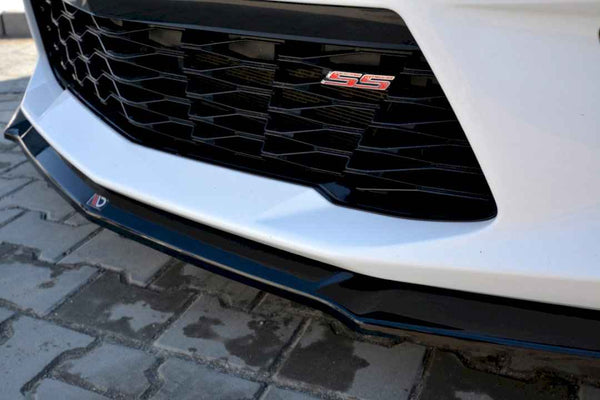 Maxton Design - FRONT SPLITTER V.2 CHEVROLET CAMARO 6TH-GEN. PHASE-I 2SS COUPE (2016-18)