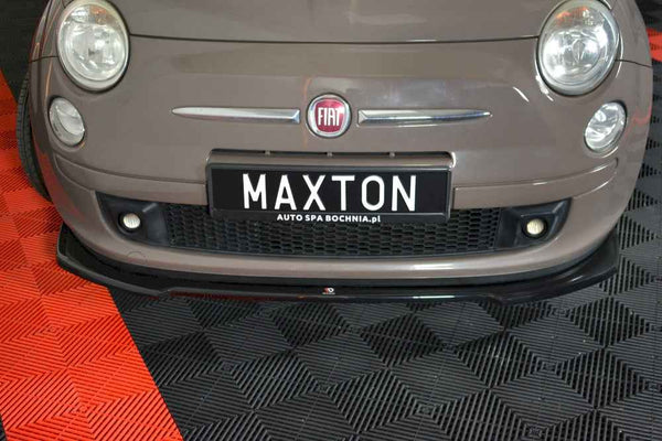 Maxton Design - FRONT SPLITTER V.2 FIAT 500 PRE-FACELIFT (2007-2014)