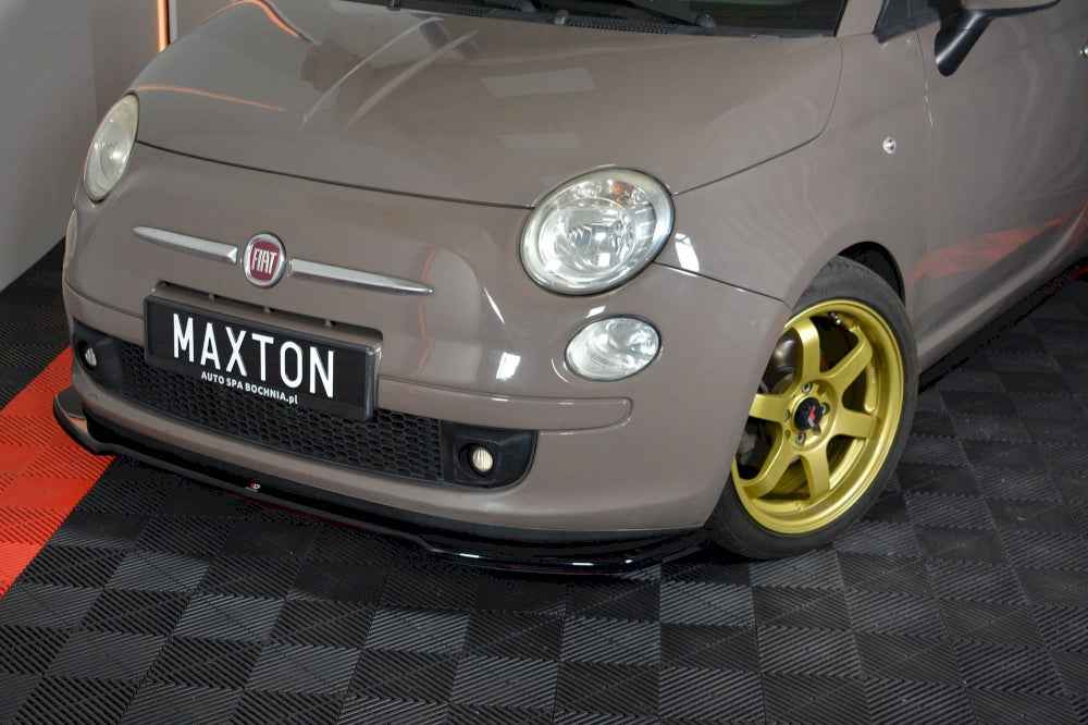 Maxton Design - FRONT SPLITTER V.2 FIAT 500 PRE-FACELIFT (2007-2014)