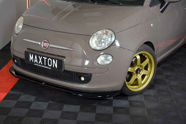 Maxton Design - FRONT SPLITTER V.2 FIAT 500 PRE-FACELIFT (2007-2014)