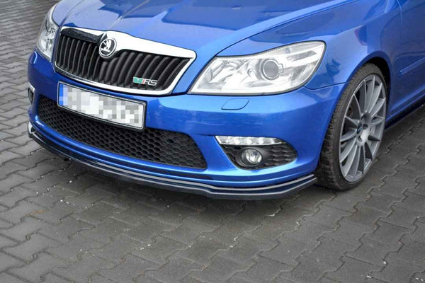 Maxton Design - FRONT SPLITTER V.2 SKODA OCTAVIA MK2 VRS FACELIFT (2008-2013)