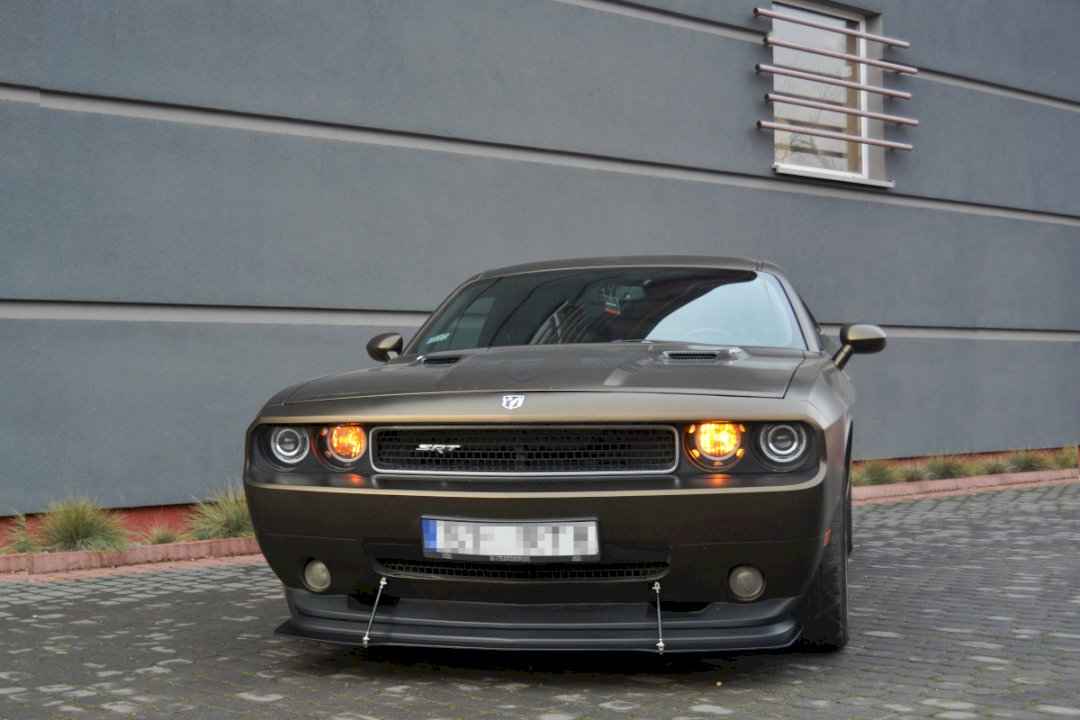 Maxton Design - HYBRID FRONT SPLITTER V.1 DODGE CHALLENGER 3RD-GEN. PHASE-I SRT8 COUPE (2008-14)