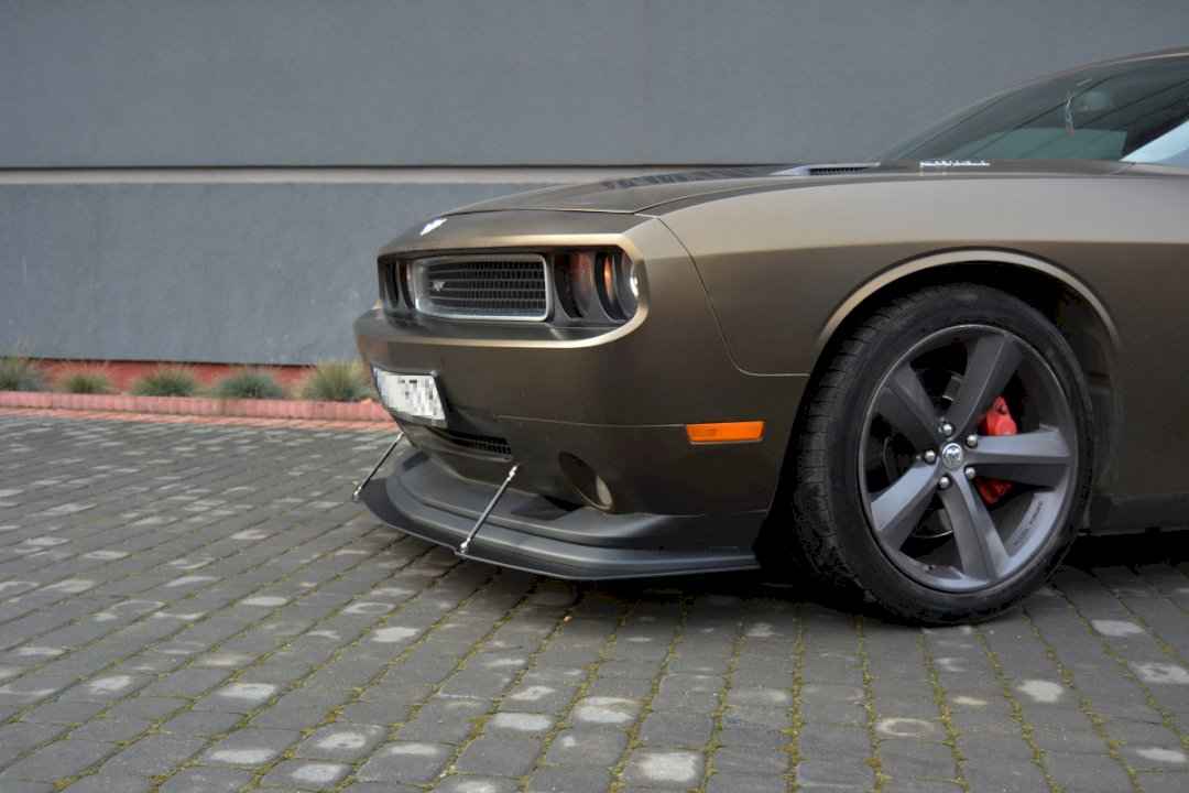 Maxton Design - HYBRID FRONT SPLITTER V.1 DODGE CHALLENGER 3RD-GEN. PHASE-I SRT8 COUPE (2008-14)