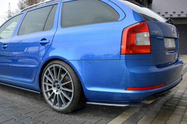 Maxton Design - REAR SIDE SPLITTERS SKODA OCTAVIA MK2 VRS ESTATE FACELIFT (2008-2013)