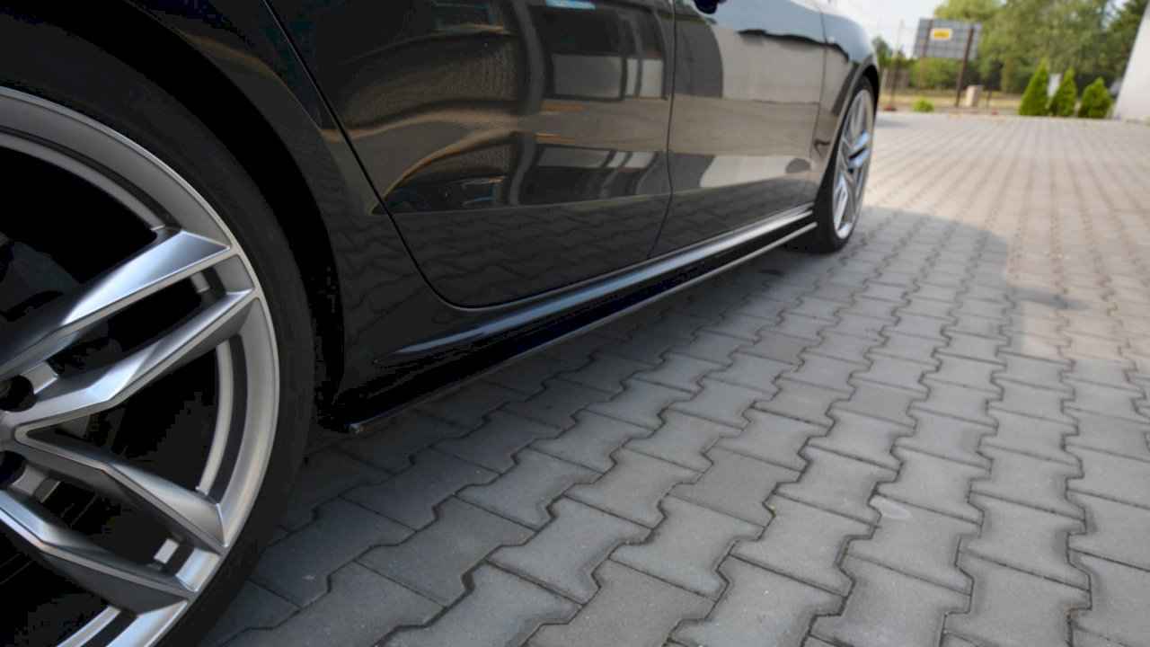 Maxton Design - SIDE SKIRTS SPLITTERS AUDI A5 SPORTBACK S-LINE MK1 FACELIFT (8T) (2011-2016)