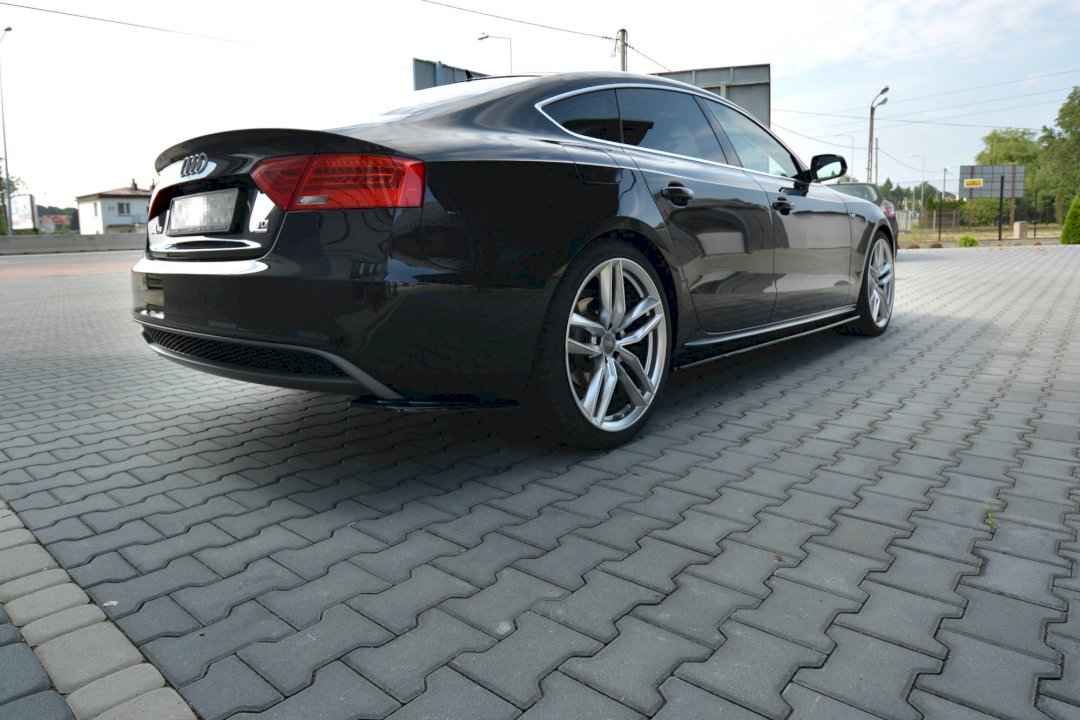 Maxton Design - SIDE SKIRTS SPLITTERS AUDI A5 SPORTBACK S-LINE MK1 FACELIFT (8T) (2011-2016)