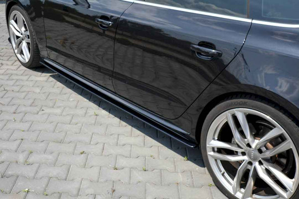 Maxton Design - SIDE SKIRTS SPLITTERS AUDI A5 SPORTBACK S-LINE MK1 FACELIFT (8T) (2011-2016)