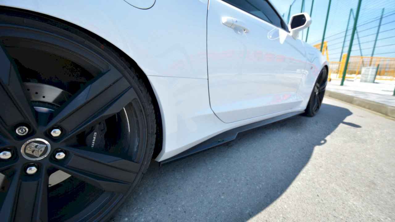 Maxton Design - SIDE SKIRTS SPLITTERS CHEVROLET CAMARO 6TH-GEN. PHASE-I 2SS COUPE (2016-18)