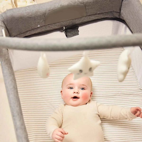 Ickle Bubba Scout 3-in-1 Travel Crib Cot & Playpen - Ash Grey