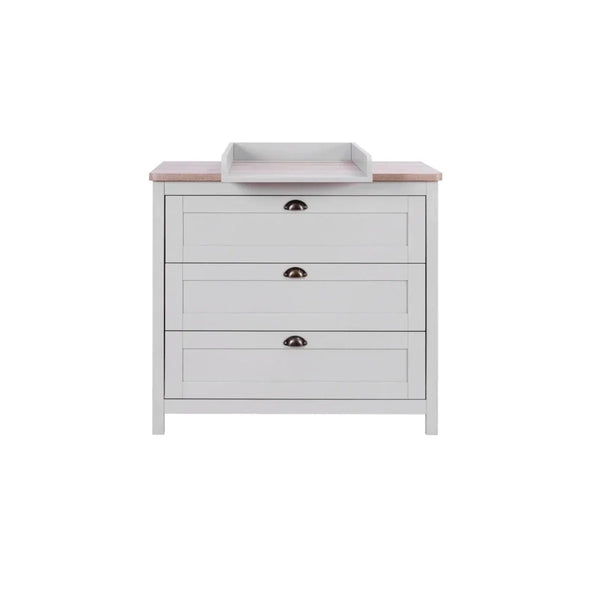 Tutti Bambini Verona Chest Changer - Dove Grey/Oak