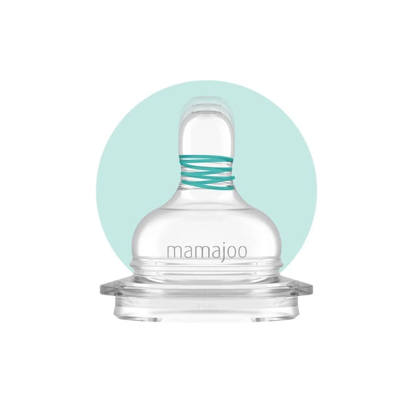 Mamajoo Anti-Colic PP Baby Bottle Slow Flow 0+ months 150ml - Silver