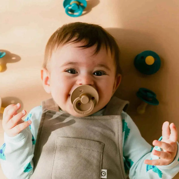 BIBS Colour Latex Soothers 0-6 months Pack of 2 - Vanilla & Cloud