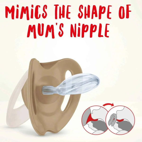 NUK Star Soother 6-18 months Pack of 2 - Red