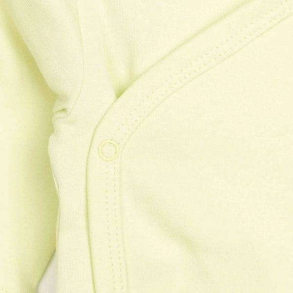 HelloBaby Newborn Organic Wrapover Top-Hat - Green