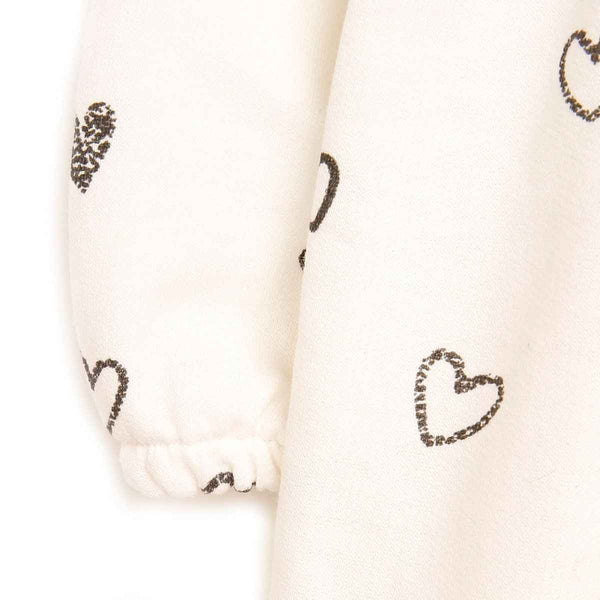 HelloBaby Basic Baby Girl Heart Printed - Beige