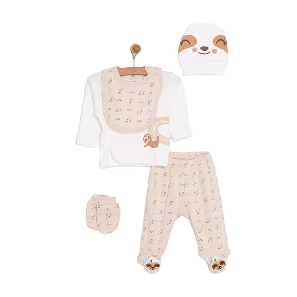 Little Life Baby Boy Newborn 5 Pcs Starter Set - Light Brown