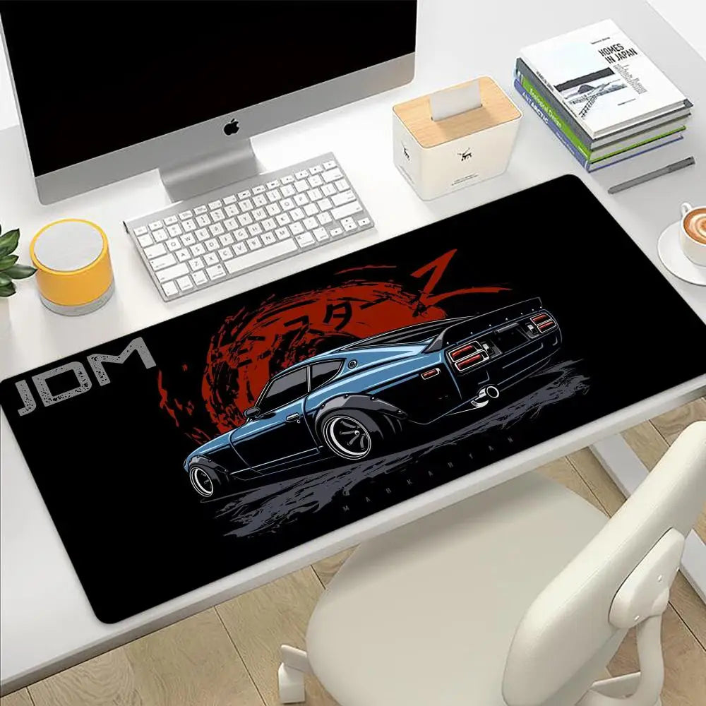 Japan Sports Car JDM Drift New Arrivals Gamer Play Mats Non-slip Mousepad Size For E-sports Game Player PC Computer Laptop Rug