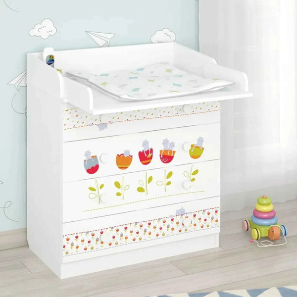 Shefa Kids 800 Changing Dresser - Sleepy Kittens