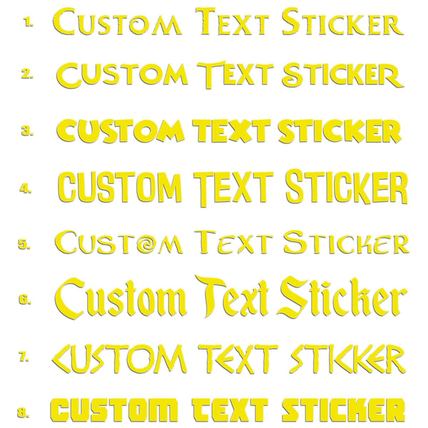 Famous Movie Fonts Iron On HTV Transfer