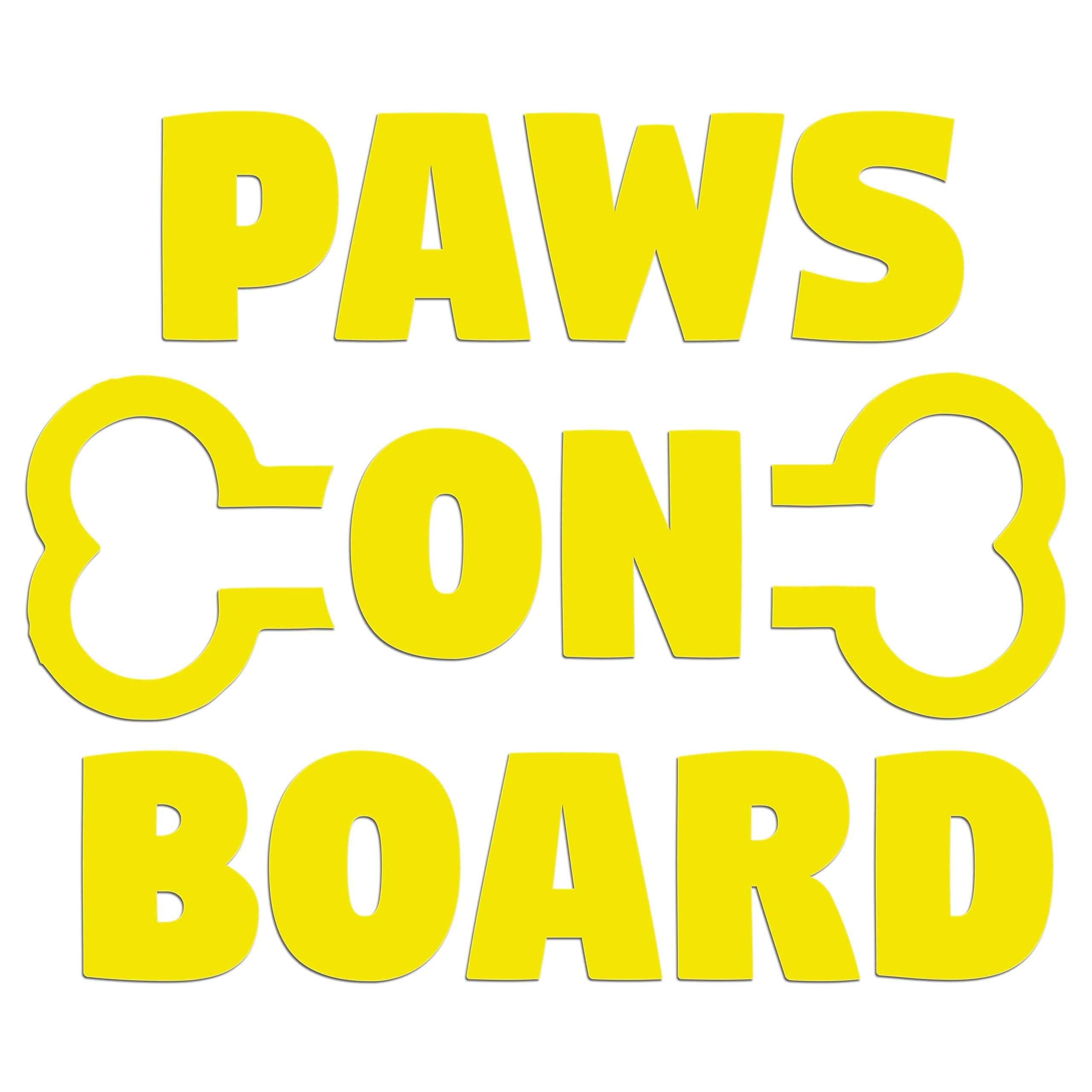 Paws On Board Iron On HTV Transfer