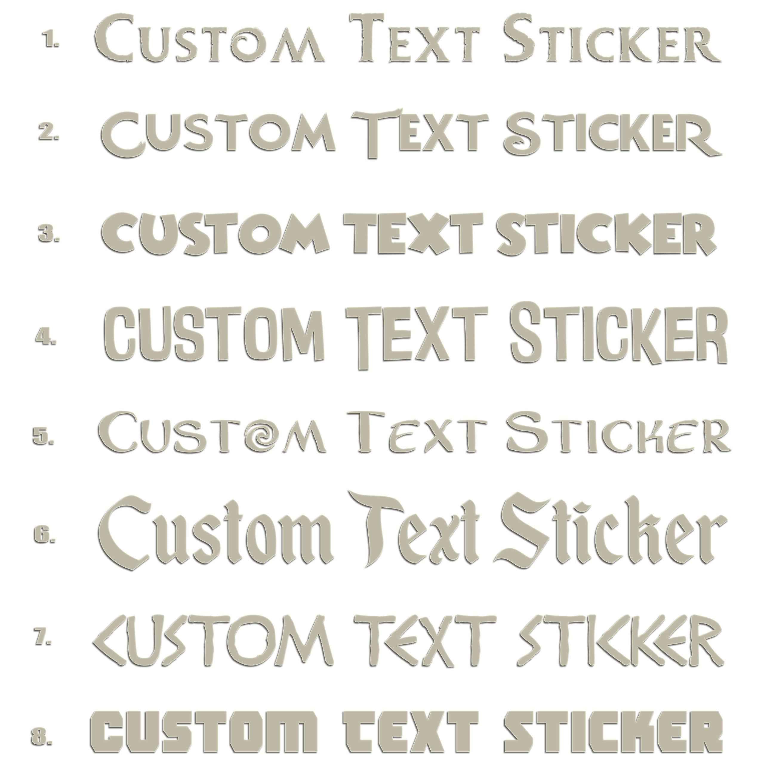 Famous Movie Fonts Iron On HTV Transfer