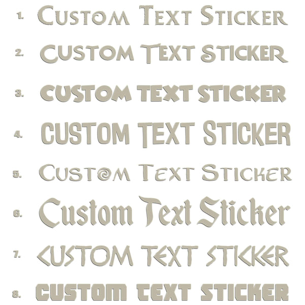 Famous Movie Fonts Iron On HTV Transfer