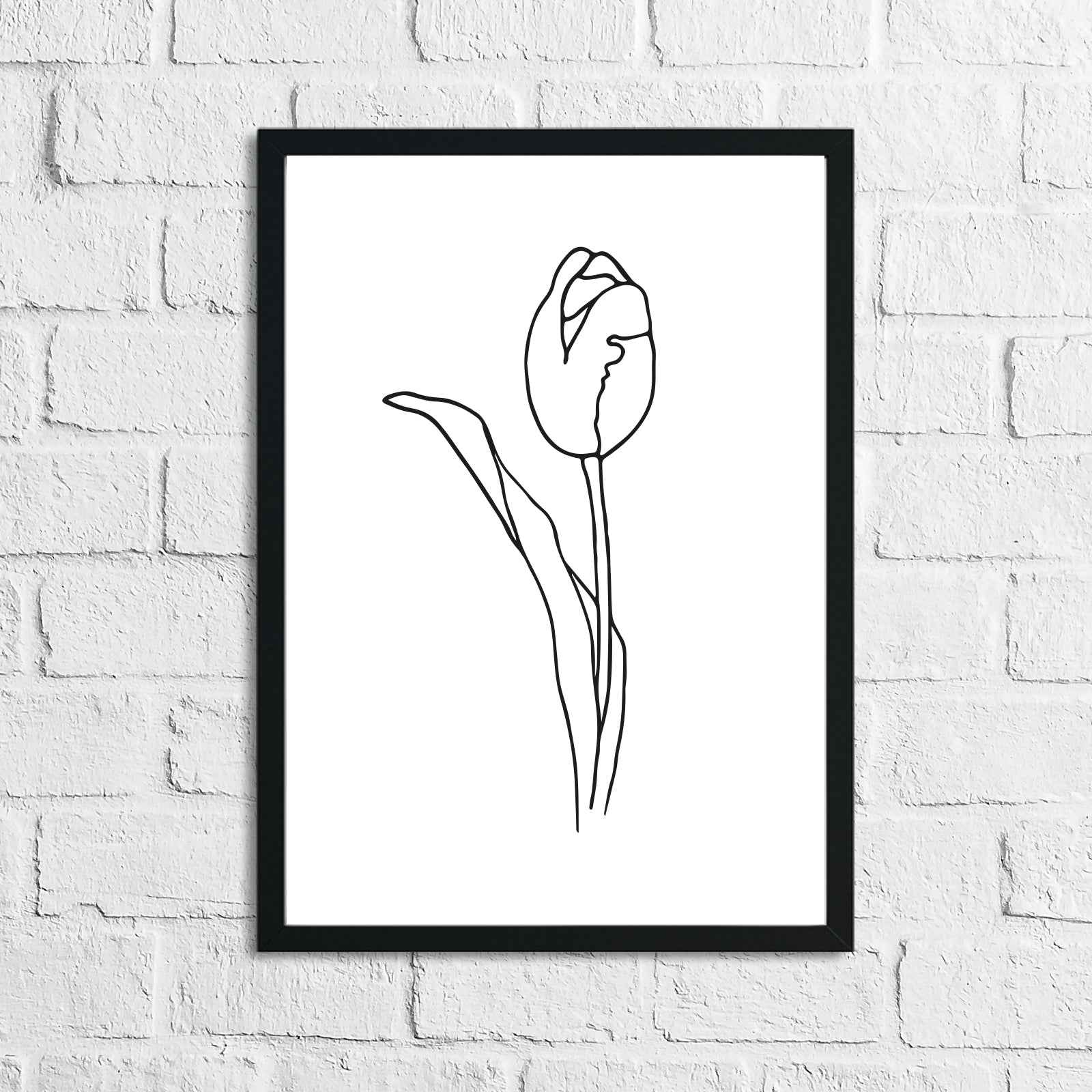 Flower 4 Original Simple Line Work Bedroom Wall Decor Print