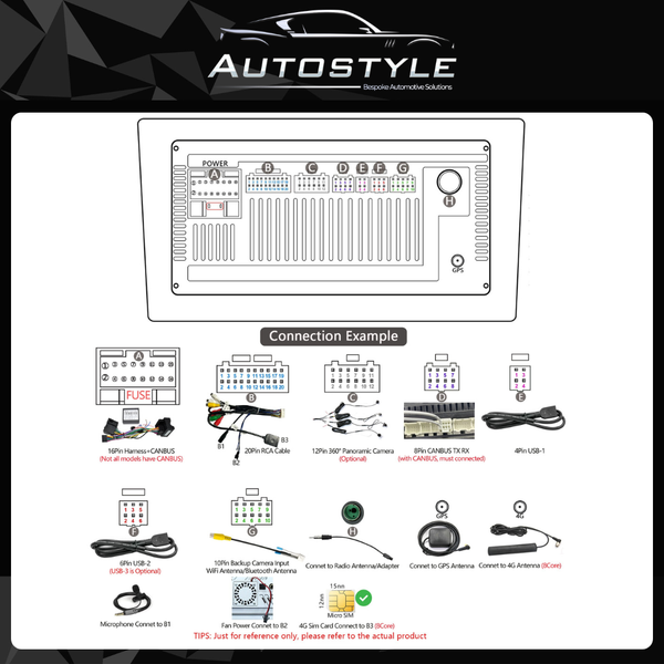Fiat 500 Apple Carplay / Android Auto 9" Stereo Upgrade 2010-15