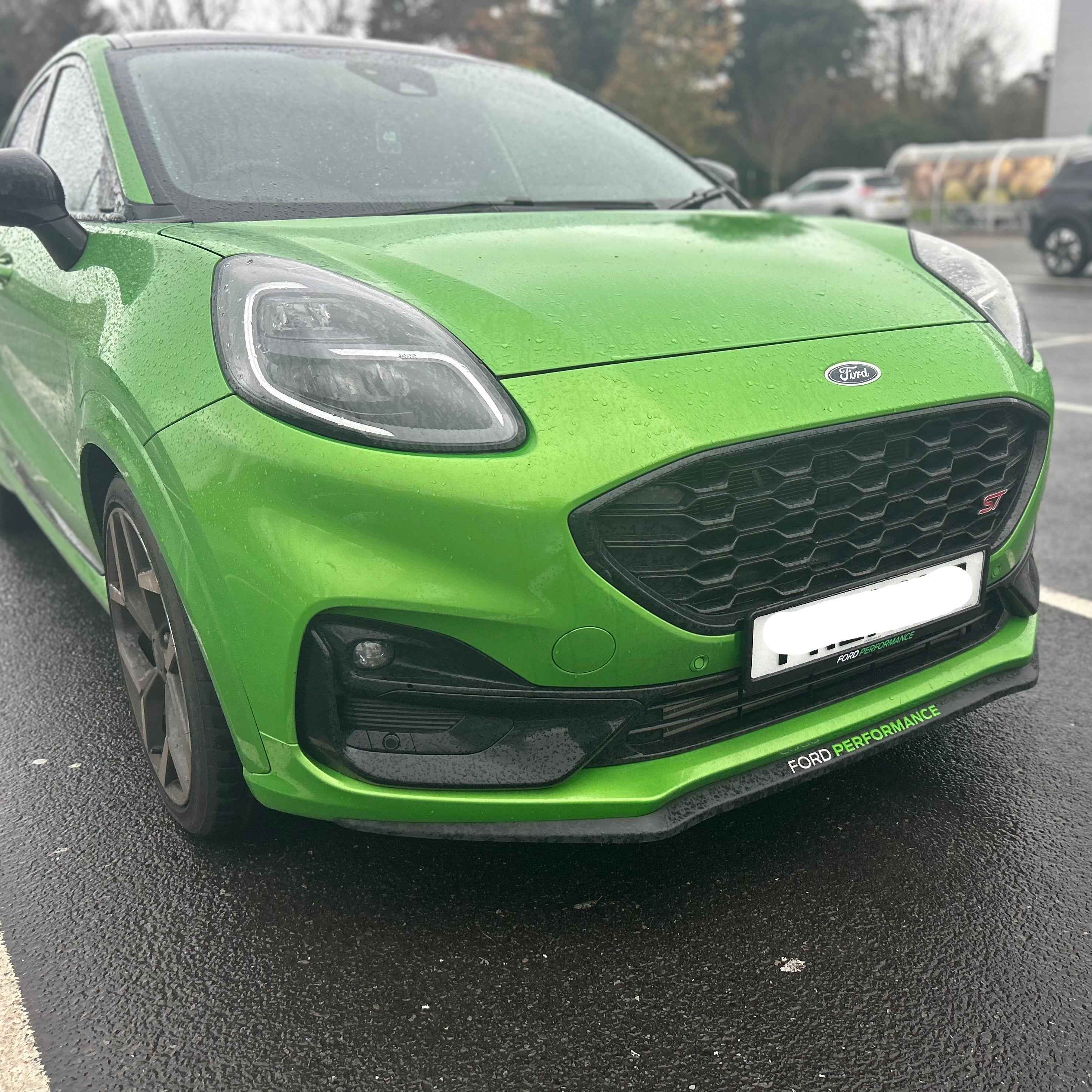 Ford Performance Number Plate Surrounds – Multi-Colour Logo | Sold as a Pair