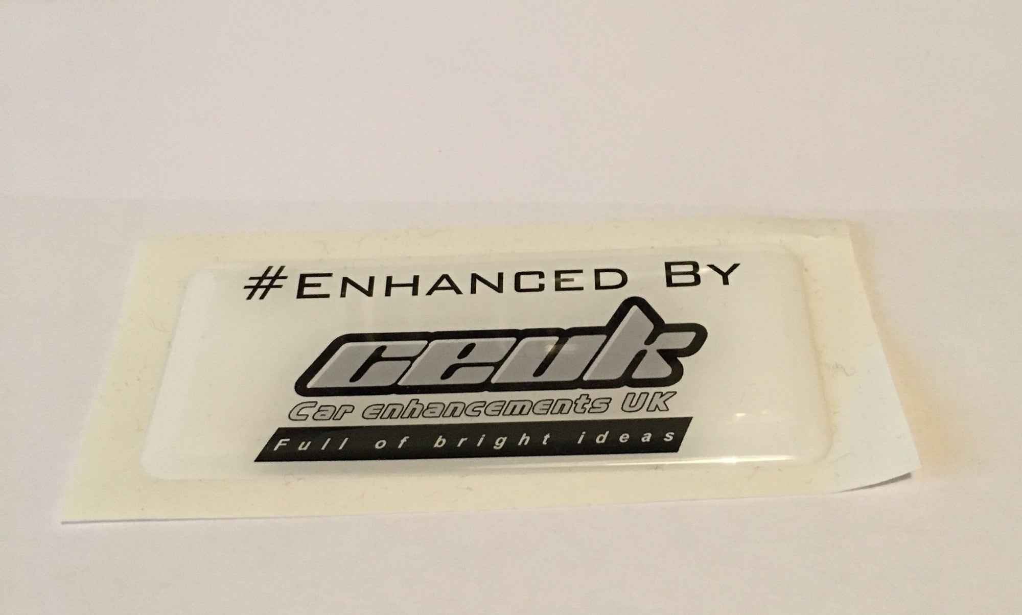 #Enhanced Gel Badge – Premium Car Sticker in Multiple Colours
