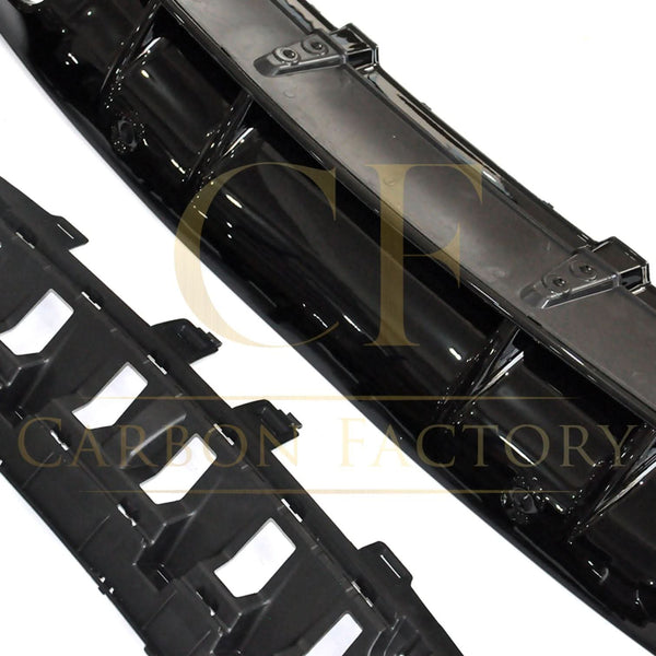 AMG Style Gloss Black Rear Diffuser & Exhaust Tips for Mercedes Benz W205 C Class & C63 Coupe 15-21